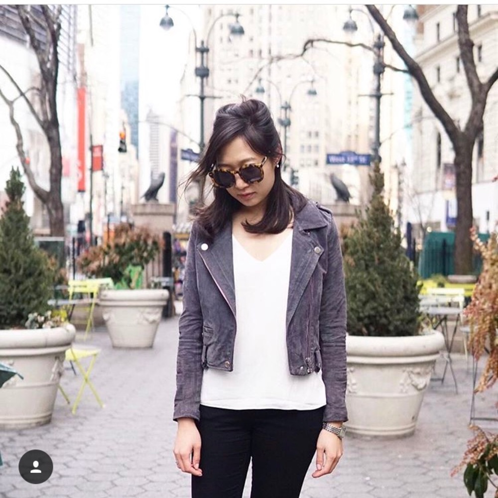 Blank NYC Suede Moto Jacket